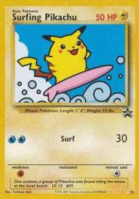 pokemon 1wizards of the coast promos surfing pikachu 28