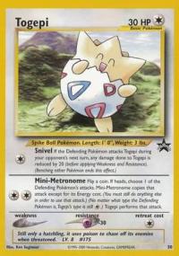 pokemon 1wizards of the coast promos togepi 30