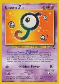 pokemon 1wizards of the coast promos unown j 38