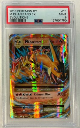 pokemon 4graded cards m charizard ex evolutions psa 9