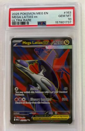 pokemon 4graded cards mega latias ex mega evolutions psa 10