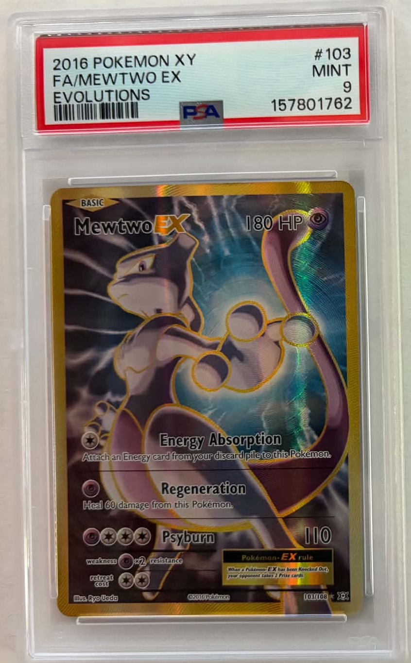 Mewtwo EX - Evolutions - PSA 9
