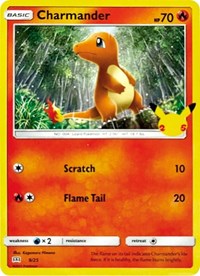 Charmander - 9-25 - 25th Anniversary Holo Promo