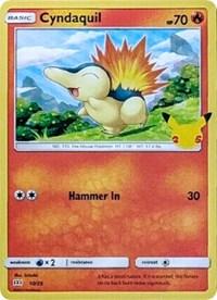 pokemon 4mcdonald s 25th anniversary cyndaquil 10 25 25th anniversary holo promo