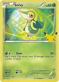 Snivy - 5-25 - 25th Anniversary Holo Promo