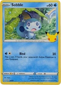 Sobble - 24-25 - 25th Anniversary Holo Promo