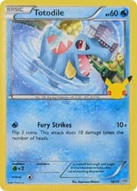 Totodile - 18-25 - 25th Anniversary Holo Promo