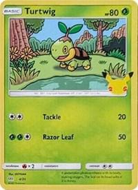 pokemon 4mcdonald s 25th anniversary turtwig 4 25 25th anniversary holo promo