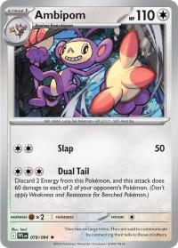 pokemon 4me02 phantasmal flames ambipom 079 094