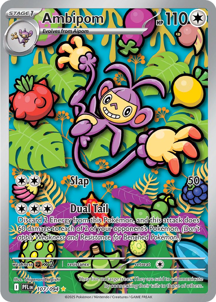 Ambipom - 107-094 - Illustrator Rare
