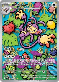 pokemon 4me02 phantasmal flames ambipom 107 094 illustrator rare