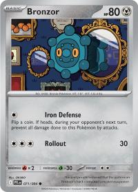 pokemon 4me02 phantasmal flames bronzor 071 094