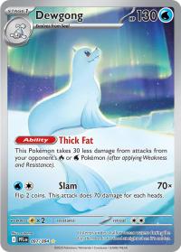 pokemon 4me02 phantasmal flames dewgong 097 094 illustrator rare