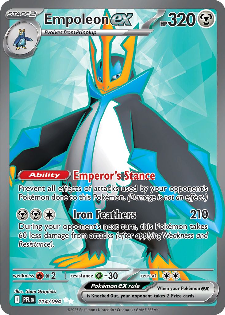 Empoleon EX - 114-094 - FULL ART