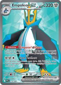 pokemon 4me02 phantasmal flames empoleon ex 114 094 full art