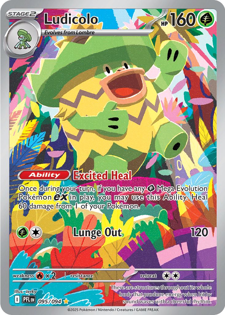 Ludicolo - 095-094 - Illustrator Rare