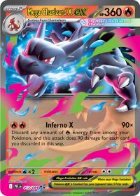 pokemon 4me02 phantasmal flames mega charizard x ex 013 094