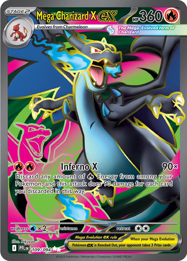 Mega Charizard X EX - 109-094 - FULL ART