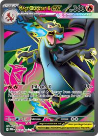 pokemon 4me02 phantasmal flames mega charizard x ex 109 094 full art