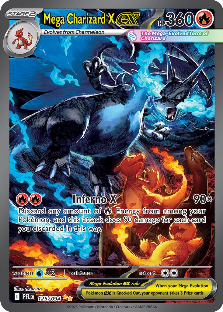 Mega Charizard X EX - 125-094 - Special Illustrator Rare