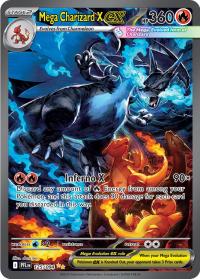 pokemon 4me02 phantasmal flames mega charizard x ex 125 094 special illustrator rare