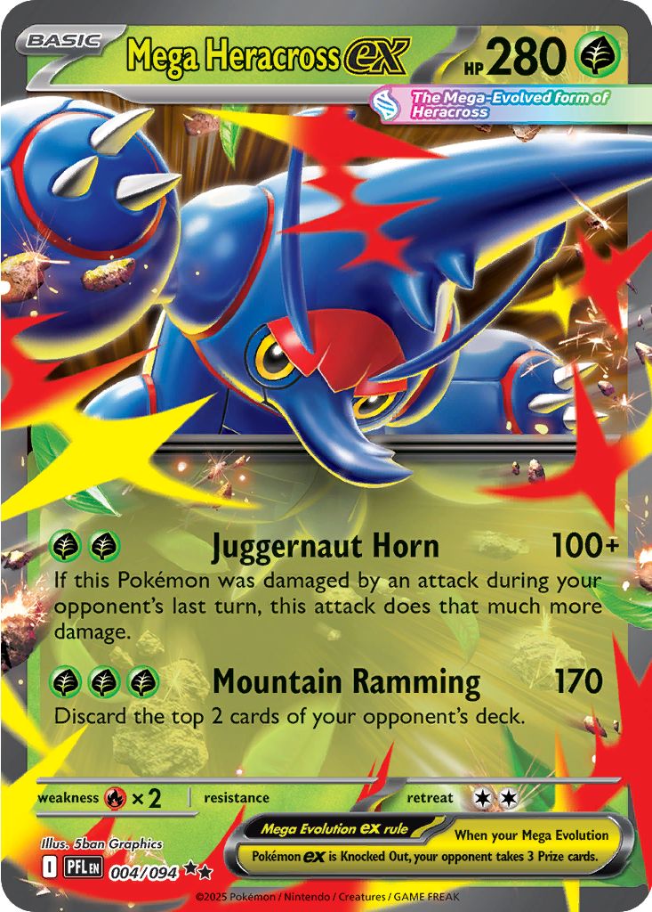 Mega Heracross EX - 004-094