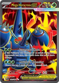 pokemon 4me02 phantasmal flames mega heracross ex 108 094 full art