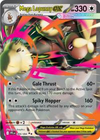 pokemon 4me02 phantasmal flames mega lopunny ex 084 094