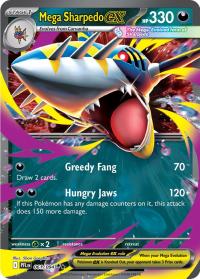 pokemon 4me02 phantasmal flames mega sharpedo ex 061 094