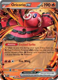 pokemon 4me02 phantasmal flames oricorio ex 018 094