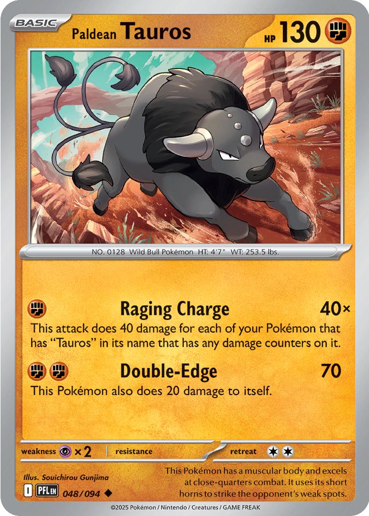 Paldean Tauros - 048-094