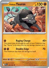 pokemon 4me02 phantasmal flames paldean tauros 048 094