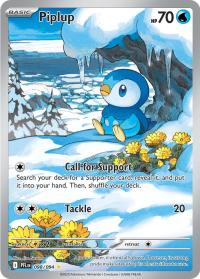 pokemon 4me02 phantasmal flames piplup 098 094 illustrator rare