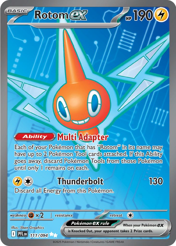 Rotom EX - 111-094 - FULL ART
