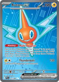 pokemon 4me02 phantasmal flames rotom ex 111 094 full art