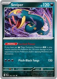 pokemon 4me02 phantasmal flames seviper 062 094 rh