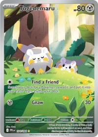 pokemon 4me02 phantasmal flames togedemaru 104 094 illustrator rare