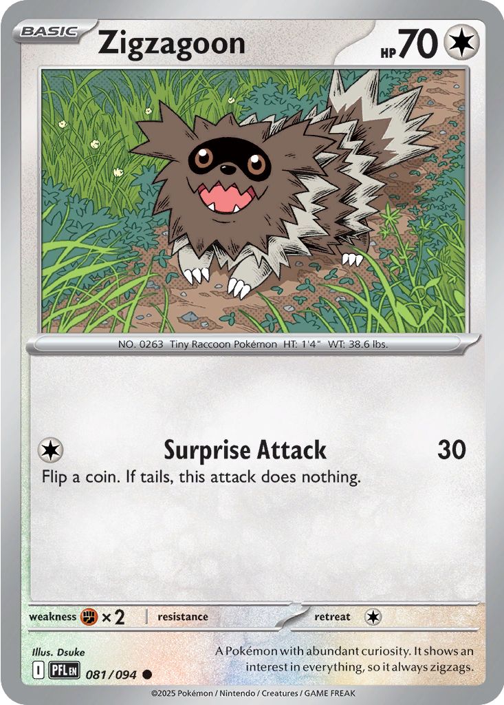 Zigzagoon - 081-094 (RH)