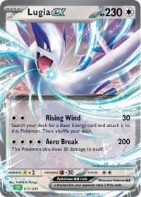 pokemon scarlet violet promos lugia ex 017 034