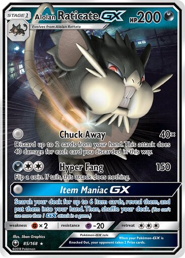 Alolan Raticate GX 85-168