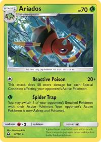pokemon SM celestial storm ariados 6 168