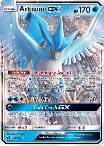 Articuno GX 31-168