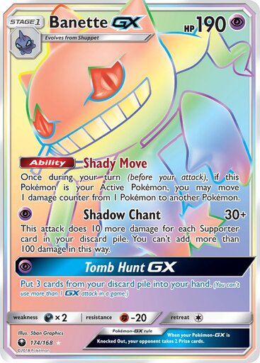 Banette GX 174-168 (RAINBOW)