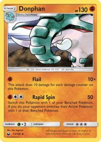 pokemon SM celestial storm donphan 73 168