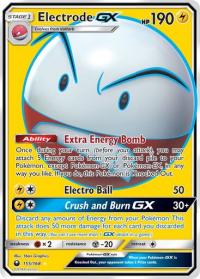 pokemon SM celestial storm electrode gx 155 168 full art