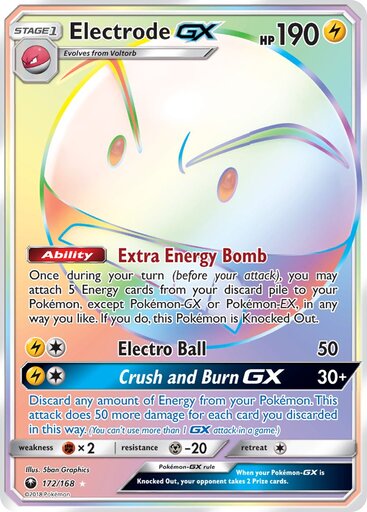 Electrode GX 172-168 (RAINBOW)