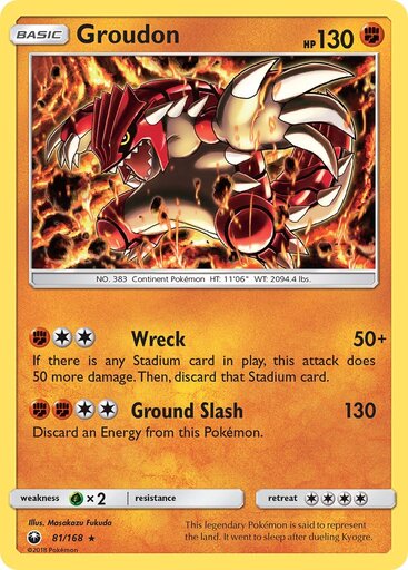 Groudon 81-168 (RH)