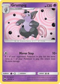 pokemon SM celestial storm grumpig 60 168