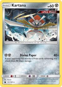 pokemon SM celestial storm kartana 101 168