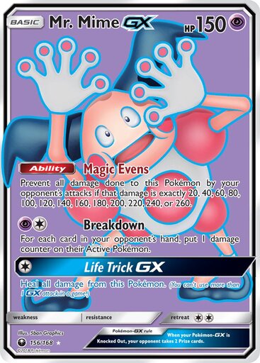 Mr. Mime GX 156-168 Full Art